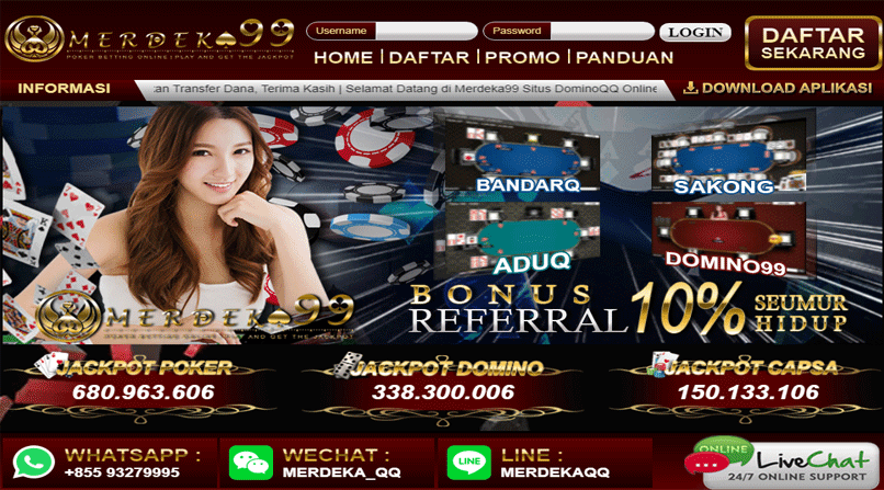 Cara Daftar Judi DominoQQ dan Poker QQ Online